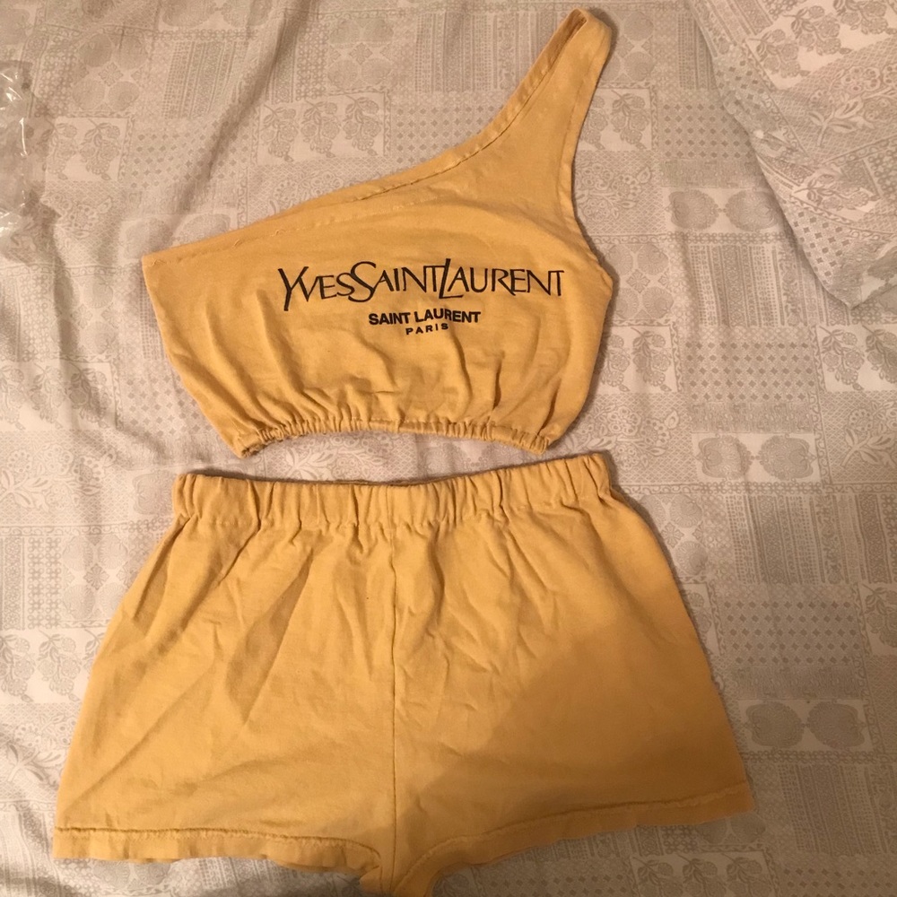 Yves Saint Laurent re-worked Top & Short Set